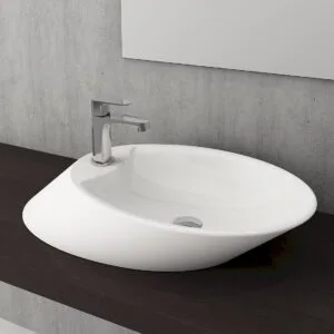 VESSEL BATARYA BANKLI ÇANAK LAVABO 72 CM - PARLAK BEYAZ