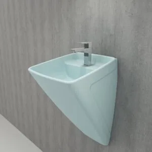 FIRENZE ASMA MONOBLOK LAVABO - MAT BUZ MAVİSİ
