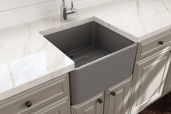 LAVELLO MUTFAK EVİYESİ 50 CM - MAT GRİ
