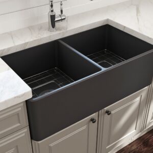 LAVELLO EVİYE ÇİFT GÖZLÜ 85 CM - SİYAH