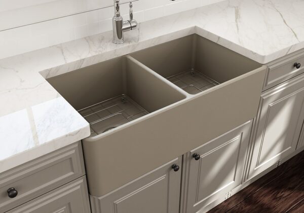 LAVELLO EVİYE ÇİFT GÖZLÜ 85 CM - MAT KAŞMİR