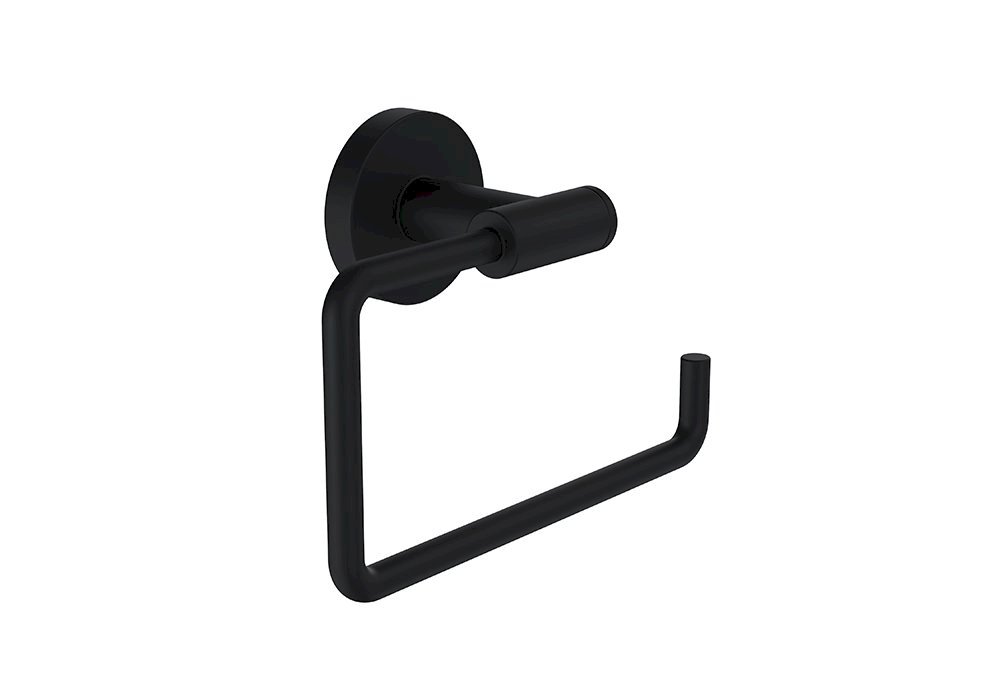 PIAVE TUVALET KAĞITLIK YARI AÇIK MAT SİYAH