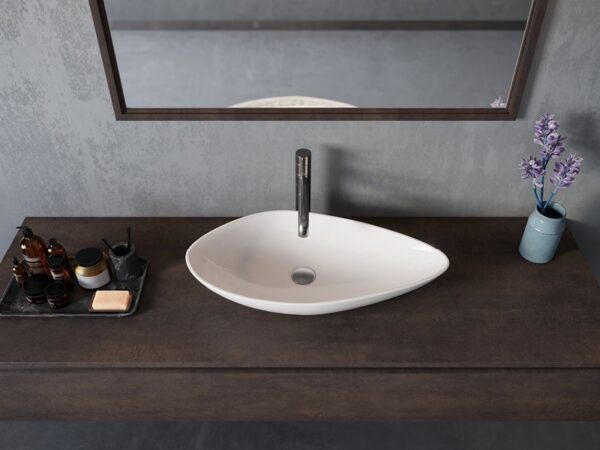CERASTYLE OLIVE ÇANAK LAVABO 74x38 cm - Görsel 2