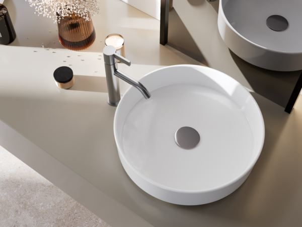CERASTYLE SUIT ÇANAK LAVABO MAT BEYAZ 40CM - Görsel 3