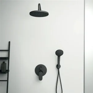IDEAL STANDARD CERAFINE O ANKASTRE BANYO BATARYA SETİ MAT SİYAH