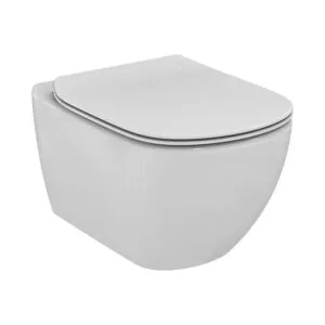 IDEAL STANDARD TESİ ASMA KLOZET KANALSIZ AQUABLADE + SLIM SOFT CLS KAPAK