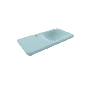BOCCHI FENICE ETAJERLI LAVABO 90 CM - BUZ MAVİSİ (KUTUSUZ)