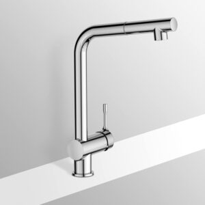 IDEAL STANDARD CERALOOK KUĞU SPİRALLİ EVİYE BATARYASI 1F KROM (BC176AA)