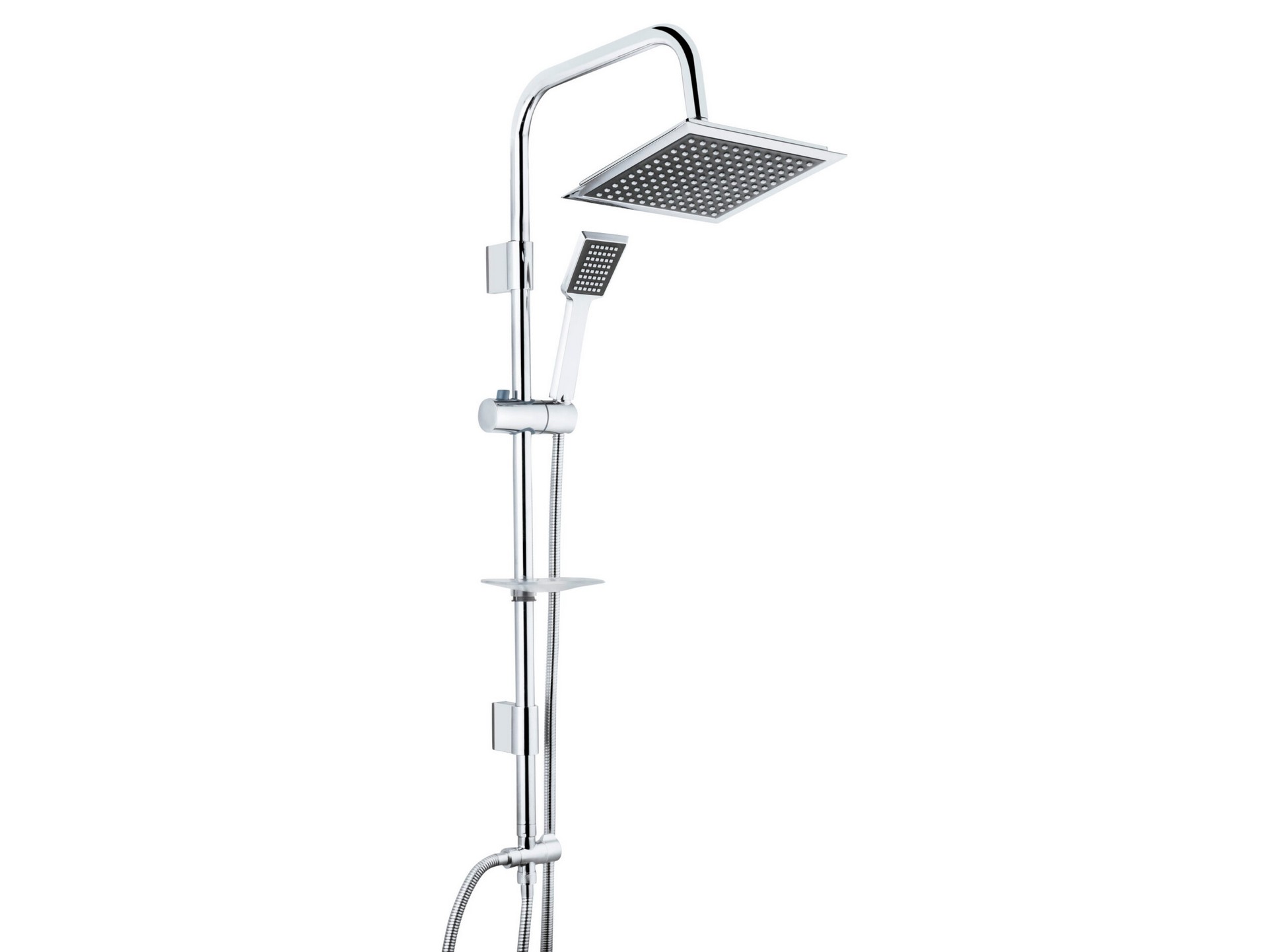 TEMA RAIN PRATIK QUADRO 1F DUŞ SETİ KROM