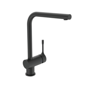 IDEAL STANDARD CERALOOK KUĞU EVİYE BATARYASI SILK BLACK (BC174XG)
