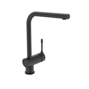 IDEAL STANDARD CERALOOK KUĞU EVİYE BATARYASI SILK BLACK (BC174XG)