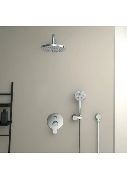 IDEAL STANDARD CERAFLEX ANKASTRE DUŞ SETİ YUVARLAK (BC447AA) - Görsel 2